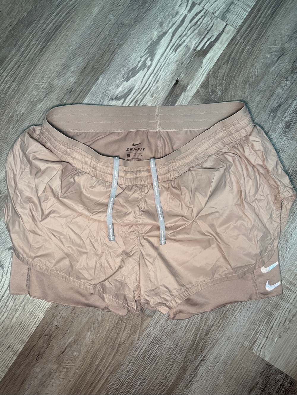 Nike Women's Dri-FIT Dusty Pink Athletic Shorts